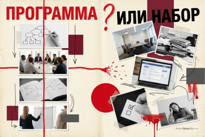 Чем программа мероприятий отличается от набора?