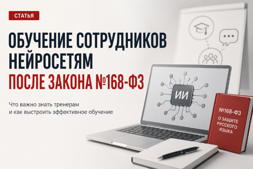 Как обучать сотрудников работе с нейросетями после принятия закона №168-ФЗ